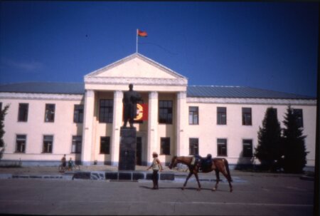 La piazza di Berioza in Bielorussia