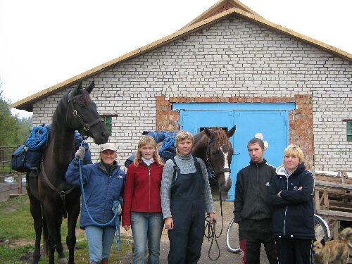  Foto di gruppo al maneggio di Baragn