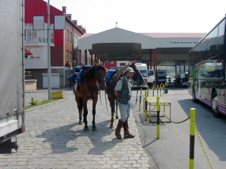  Bei dem polnischen grenzuebergang