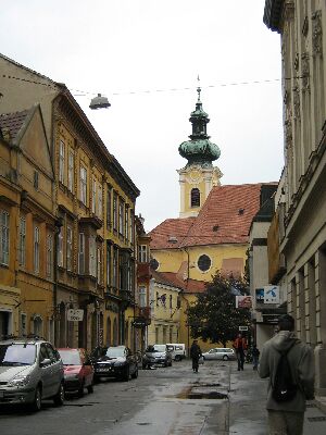  Il centro di Gyor