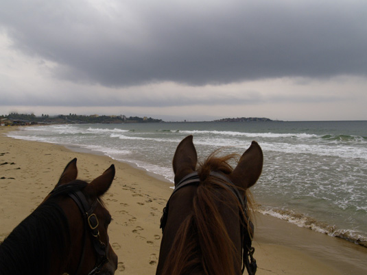Cielo nero sul mar Nero