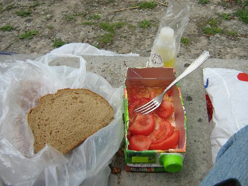  La nostra "terrina da viaggio" con i pomodori polacchi