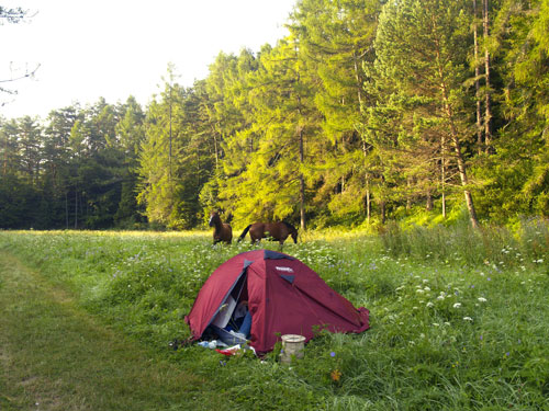  Il nostro accampamento a Lipovce