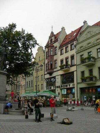  Nella piazza di Torun