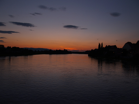 Tramonto sulla Drava